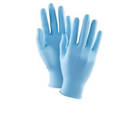 PIP Disposable Gloves, 5 mil Tips/4 mil Palm Palm, XL, 100 PK, Blue GLV103-XL